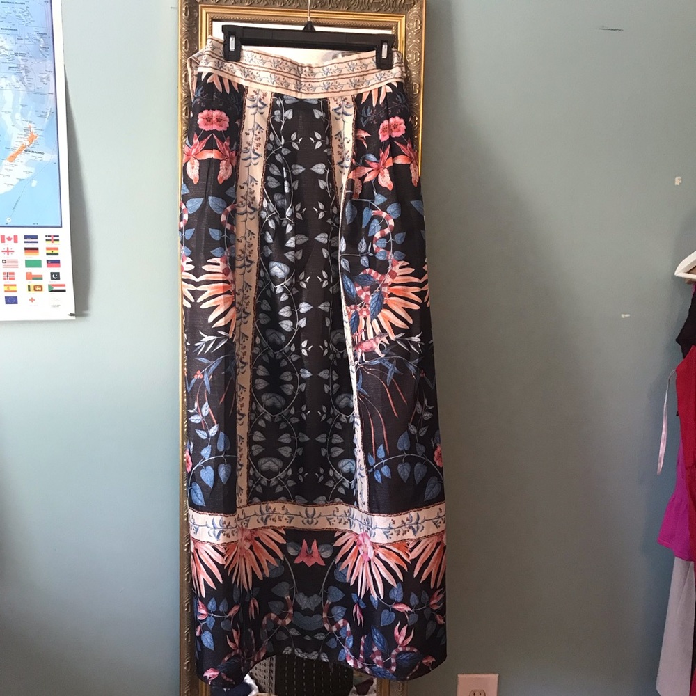 Floor length sparkly skirt